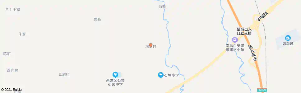 南昌观背村_公交站地图_南昌公交_妙搜公交查询2025