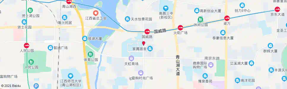 南昌南大附中_公交站地图_南昌公交_妙搜公交查询2025