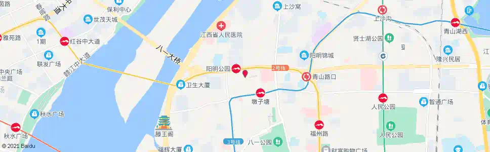 南昌市委宿舍_公交站地图_南昌公交_妙搜公交查询2025