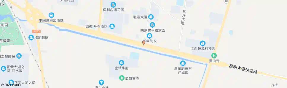 南昌高新南大道口_公交站地图_南昌公交_妙搜公交查询2025