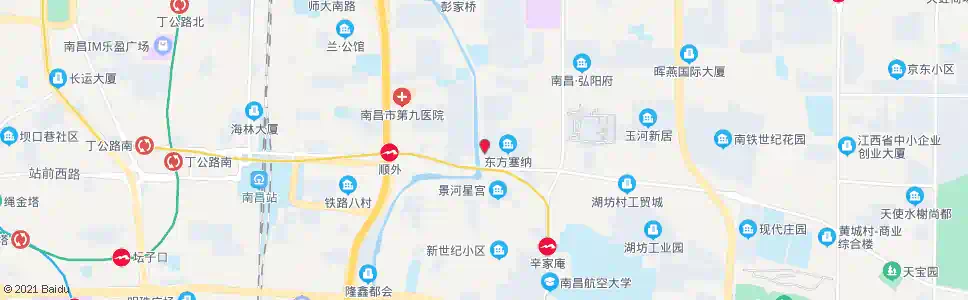 南昌彭桥路南口_公交站地图_南昌公交_妙搜公交查询2025