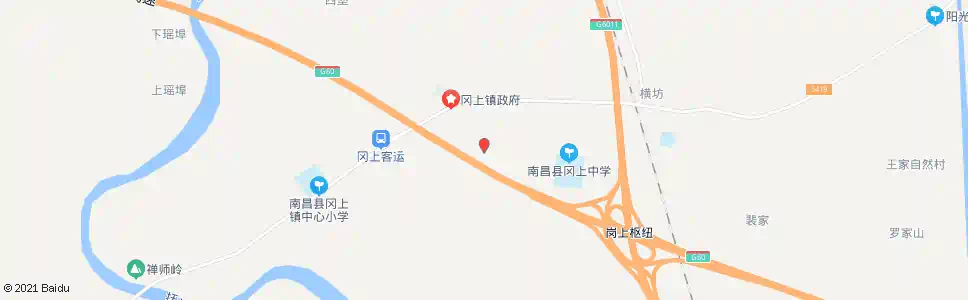 南昌教授村_公交站地图_南昌公交_妙搜公交查询2025