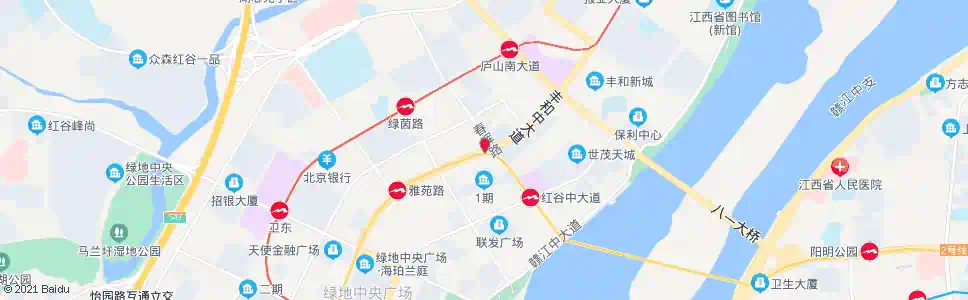 南昌春晖路口_公交站地图_南昌公交_妙搜公交查询2025