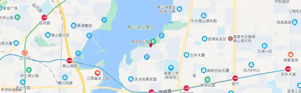 南昌燕鸣岛_公交站地图_南昌公交_妙搜公交查询2025