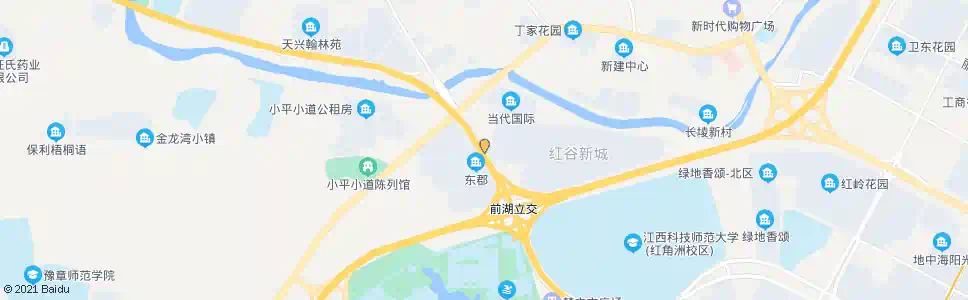 南昌红谷新城_公交站地图_南昌公交_妙搜公交查询2025
