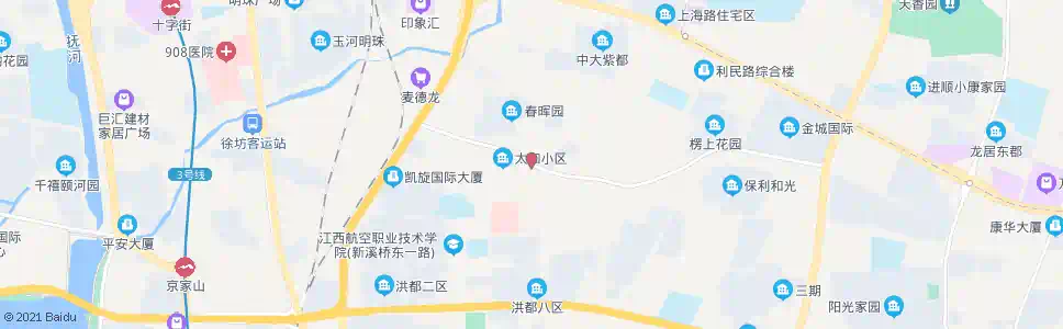 南昌太和小区_公交站地图_南昌公交_妙搜公交查询2025
