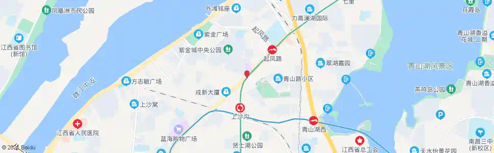 南昌佘山路口_公交站地图_南昌公交_妙搜公交查询2025