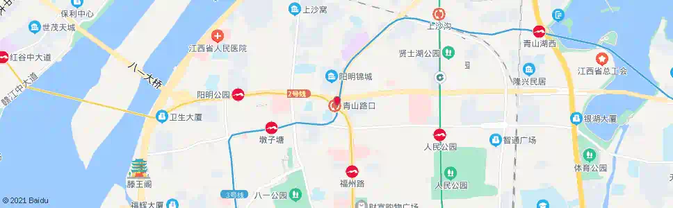 南昌青山北路口_公交站地图_南昌公交_妙搜公交查询2025