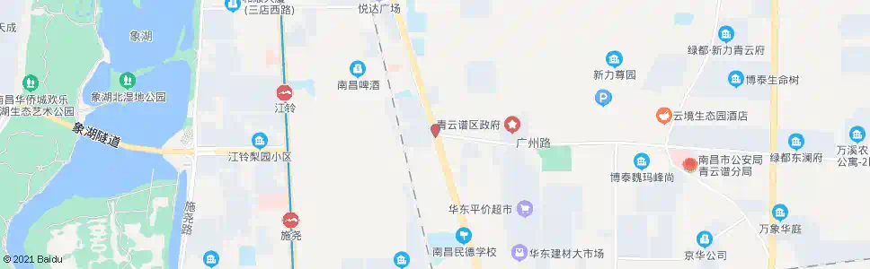 南昌广州路口_公交站地图_南昌公交_妙搜公交查询2025