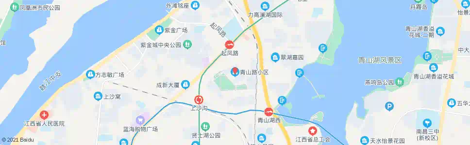 南昌青山路住宅小区_公交站地图_南昌公交_妙搜公交查询2025