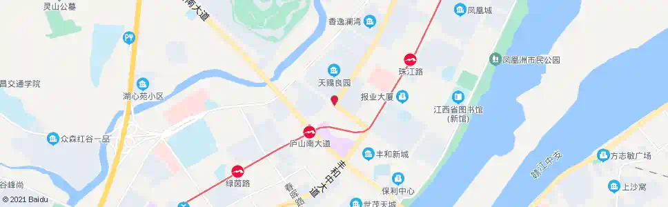 南昌凤凰北大道口_公交站地图_南昌公交_妙搜公交查询2025