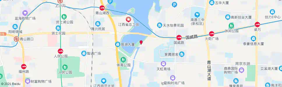 南昌湖滨东路口_公交站地图_南昌公交_妙搜公交查询2025