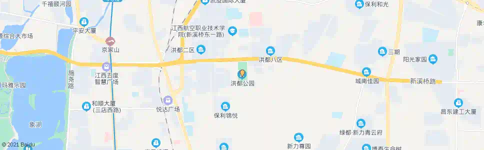 南昌洪都公园_公交站地图_南昌公交_妙搜公交查询2025