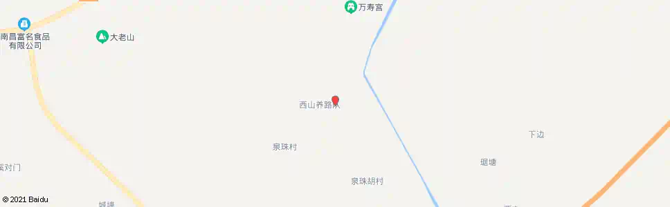 南昌西山养路队_公交站地图_南昌公交_妙搜公交查询2025