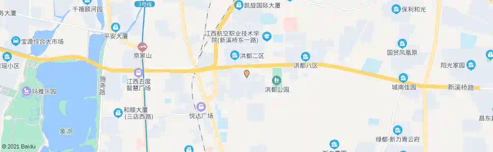 南昌洪都雅苑_公交站地图_南昌公交_妙搜公交查询2025