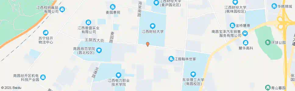 南昌财大麦园校区_公交站地图_南昌公交_妙搜公交查询2025