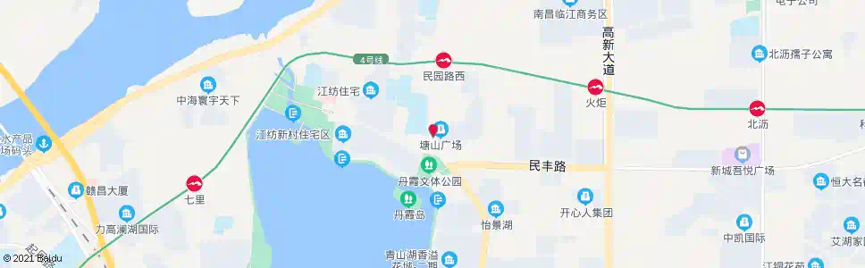 南昌塘山新村_公交站地图_南昌公交_妙搜公交查询2025