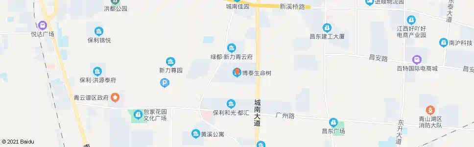 南昌博览路口(博泰生命树)_公交站地图_南昌公交_妙搜公交查询2025