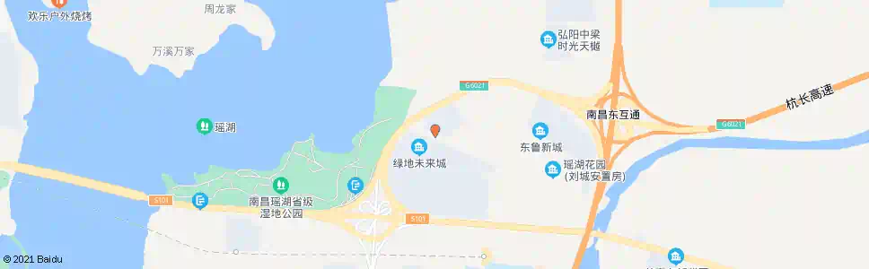 南昌刘城街(单)_公交站地图_南昌公交_妙搜公交查询2025