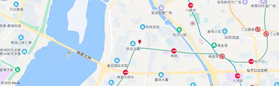 南昌十二中_公交站地图_南昌公交_妙搜公交查询2025
