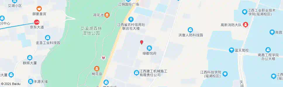 南昌创新一路艾溪湖二路南_公交站地图_南昌公交_妙搜公交查询2025