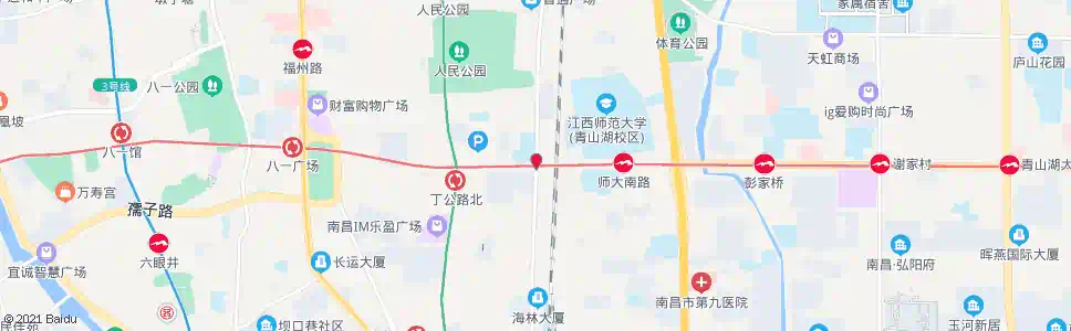 南昌北京西路立交桥_公交站地图_南昌公交_妙搜公交查询2025