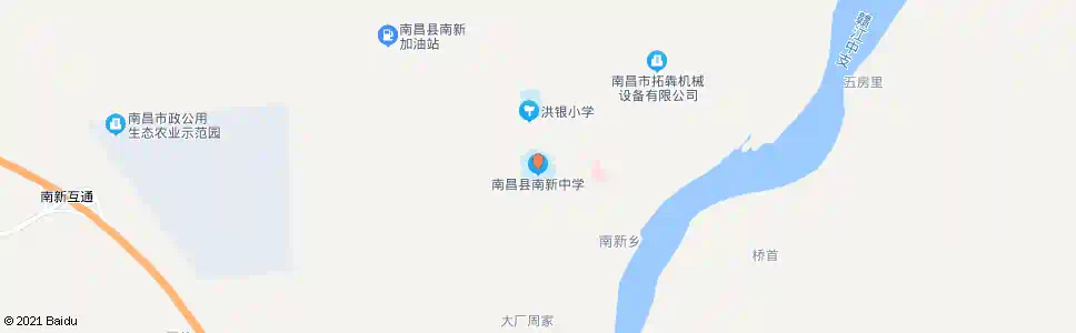 南昌南新中学_公交站地图_南昌公交_妙搜公交查询2025