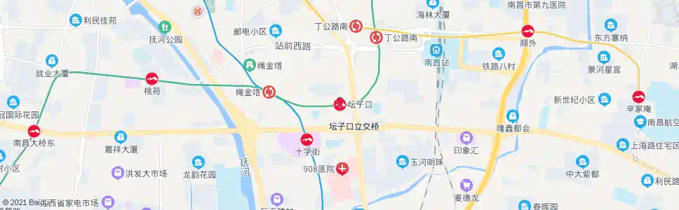 南昌坛子口_公交站地图_南昌公交_妙搜公交查询2025