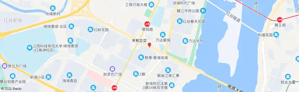 南昌丰和立交_公交站地图_南昌公交_妙搜公交查询2025