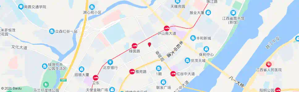 南昌警院小区_公交站地图_南昌公交_妙搜公交查询2025