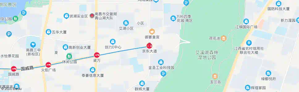 南昌京东大道口_公交站地图_南昌公交_妙搜公交查询2025