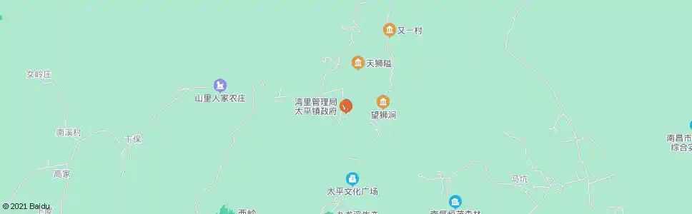 南昌太平_公交站地图_南昌公交_妙搜公交查询2025