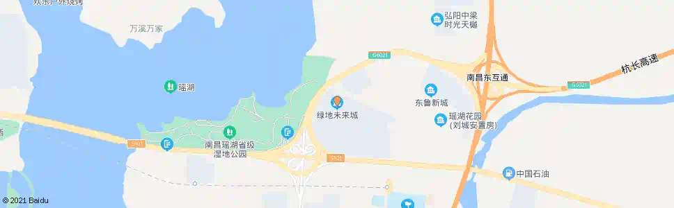 南昌绿地未来城(单)_公交站地图_南昌公交_妙搜公交查询2025