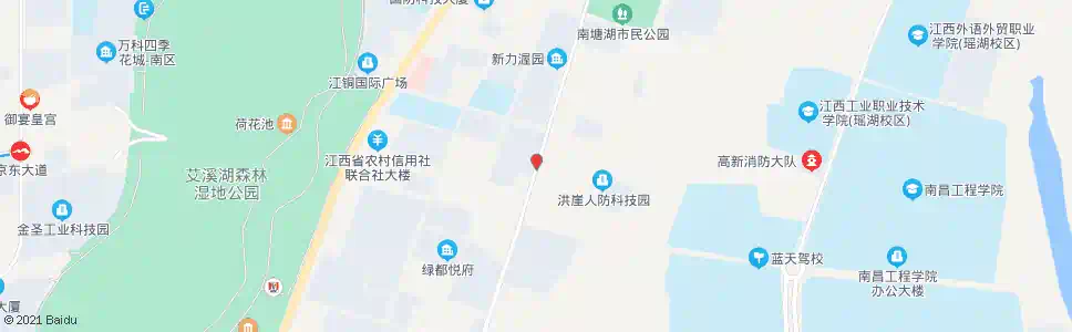 南昌创新二路艾溪湖二路北_公交站地图_南昌公交_妙搜公交查询2025