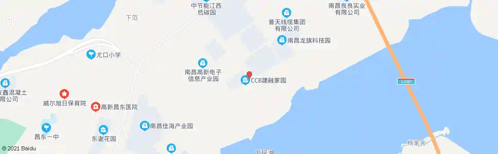 南昌下范路_公交站地图_南昌公交_妙搜公交查询2025