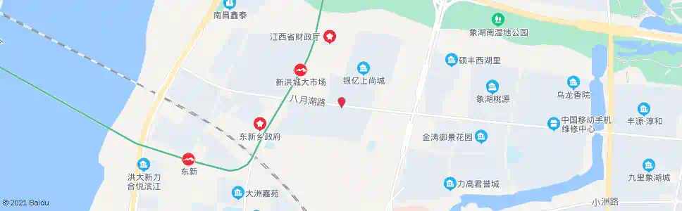 南昌八月湖路_公交站地图_南昌公交_妙搜公交查询2025