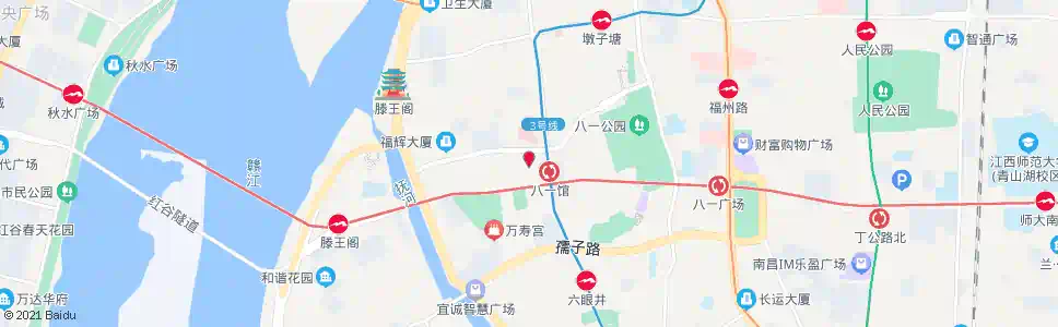 南昌南昌三中_公交站地图_南昌公交_妙搜公交查询2025