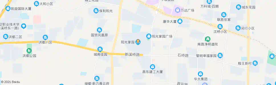 南昌阳光家园_公交站地图_南昌公交_妙搜公交查询2025