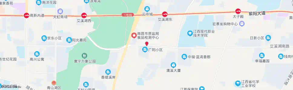 南昌创新一路艾溪湖一路南_公交站地图_南昌公交_妙搜公交查询2025