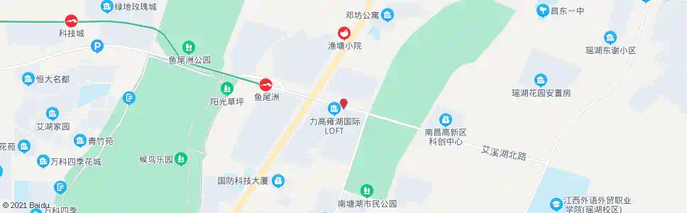 南昌城东一路口_公交站地图_南昌公交_妙搜公交查询2025
