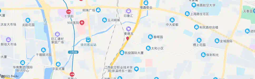 南昌洪都南大道口_公交站地图_南昌公交_妙搜公交查询2025