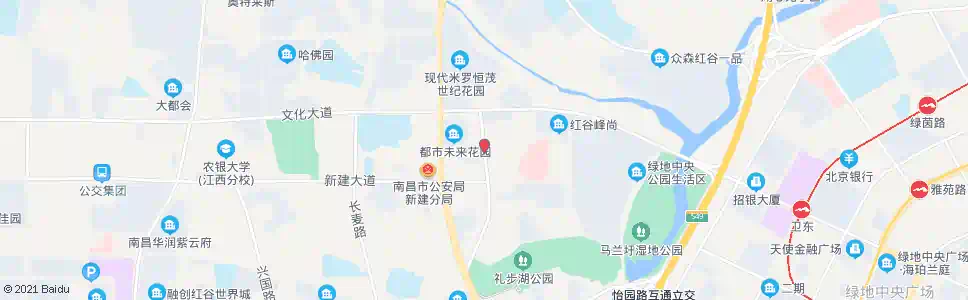 南昌花果山_公交站地图_南昌公交_妙搜公交查询2025