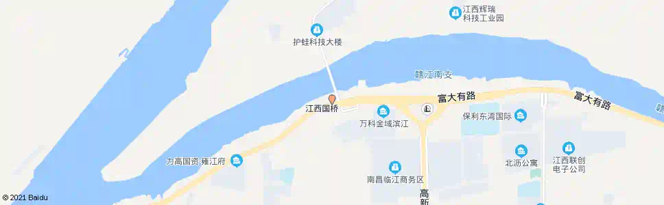 南昌豫章桥南_公交站地图_南昌公交_妙搜公交查询2025