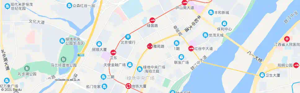 南昌雅苑路_公交站地图_南昌公交_妙搜公交查询2025