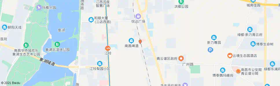 南昌江铃东一路口_公交站地图_南昌公交_妙搜公交查询2025