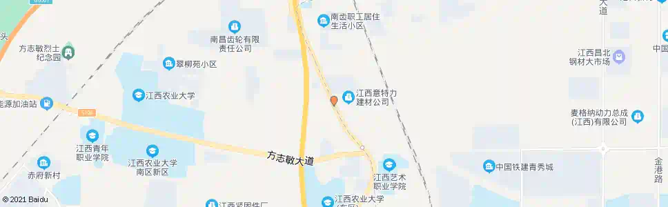 南昌青山湖大道北口_公交站地图_南昌公交_妙搜公交查询2025