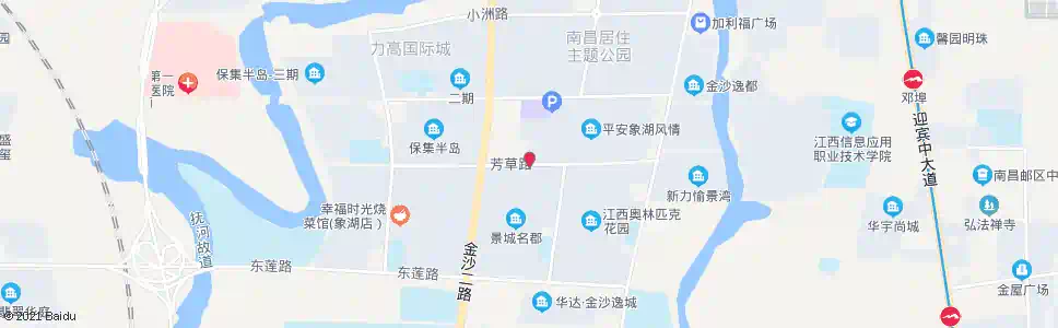 南昌芳草路西口_公交站地图_南昌公交_妙搜公交查询2025