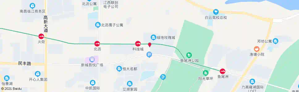 南昌火炬五路口_公交站地图_南昌公交_妙搜公交查询2025
