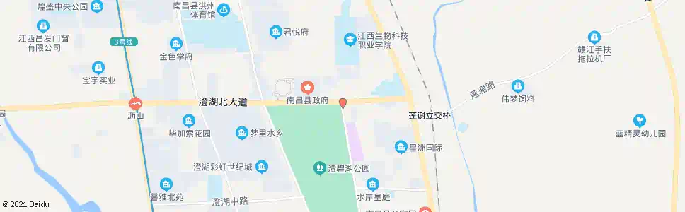 南昌澄湖东路口_公交站地图_南昌公交_妙搜公交查询2025