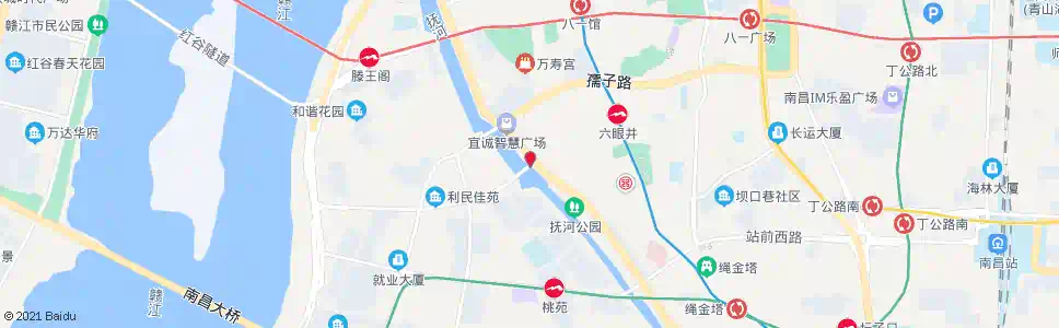 南昌抚河桥_公交站地图_南昌公交_妙搜公交查询2025